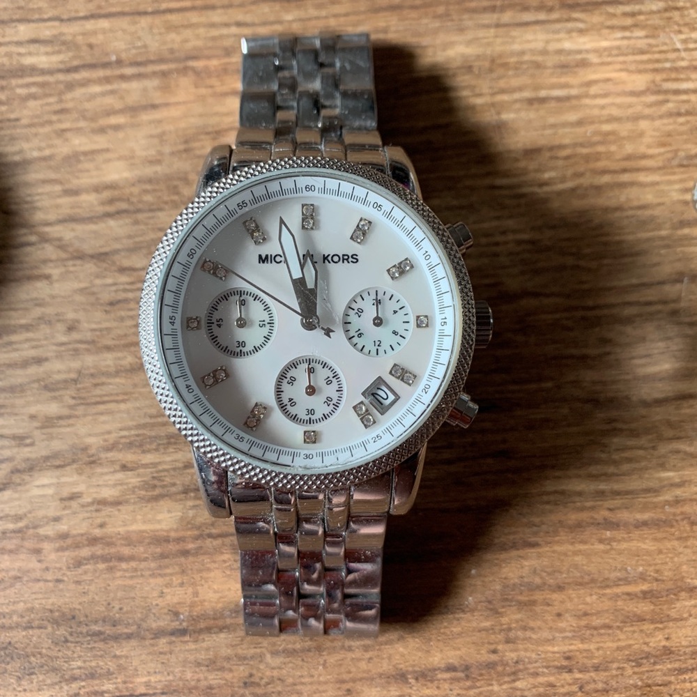 Michael Kors silver watch